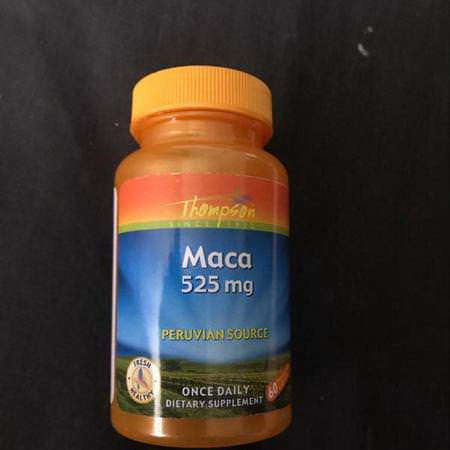 Thompson, Maca, 525 mg, 60 Vegetarian Capsules Review