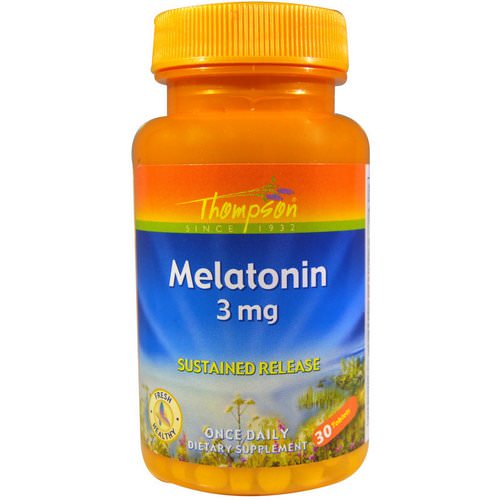 Thompson, Melatonin, 3 mg, 30 Tablets Review