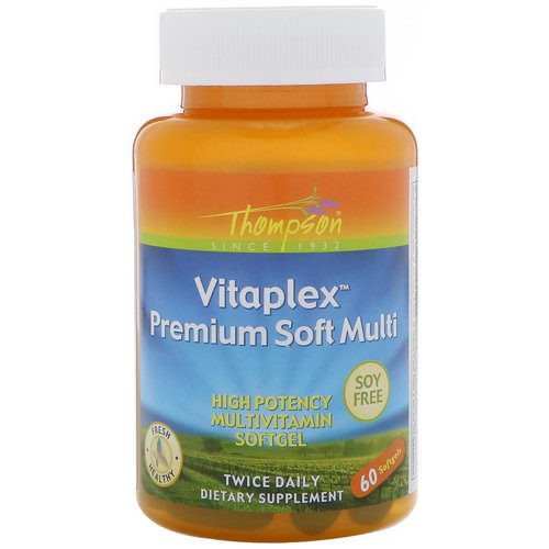 Thompson, Vitaplex Premium SoftMulti, 60 Softgels Review