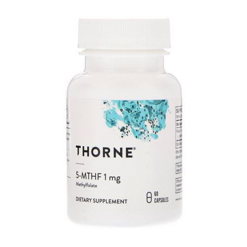 Thorne Research, 5-MTHF, 1 mg, 60 Capsules Review