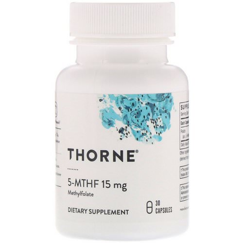 Thorne Research, 5-MTHF, 15 mg, 30 Capsules Review