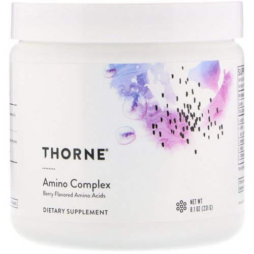 Thorne Research, Amino Complex, Berry Flavor, 8.1 oz (231 g) Review