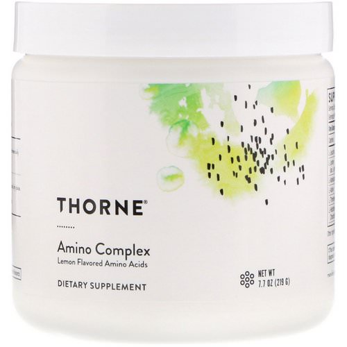 Thorne Research, Amino Complex, Lemon, 7.7 oz (219 g) Review