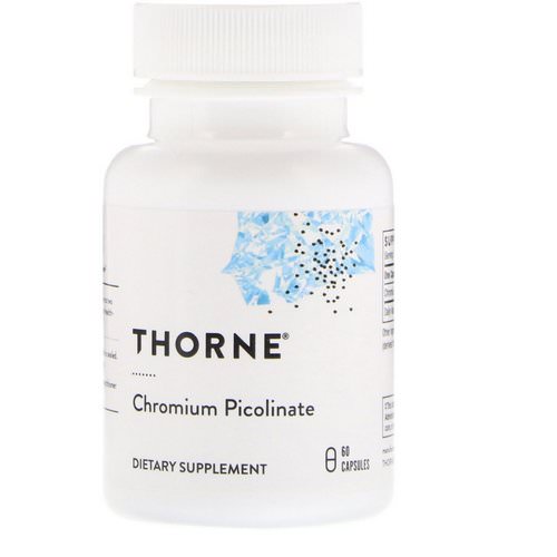 Thorne Research, Chromium Picolinate, 60 Capsules Review