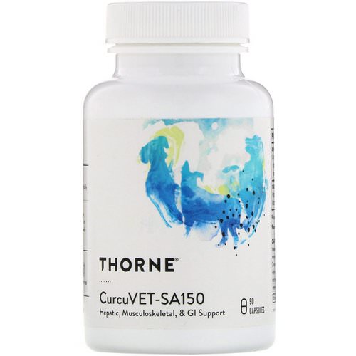 Thorne Research, CurcuVET-SA150, 90 Capsules Review