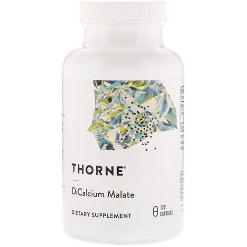 Thorne Research, Dicalcium Malate, 120 Capsules Review