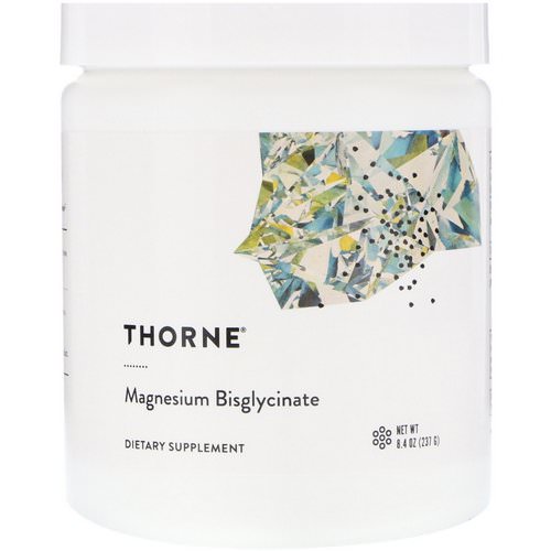 Thorne Research, Magnesium Bisglycinate, 8.4 oz (237 g) Review