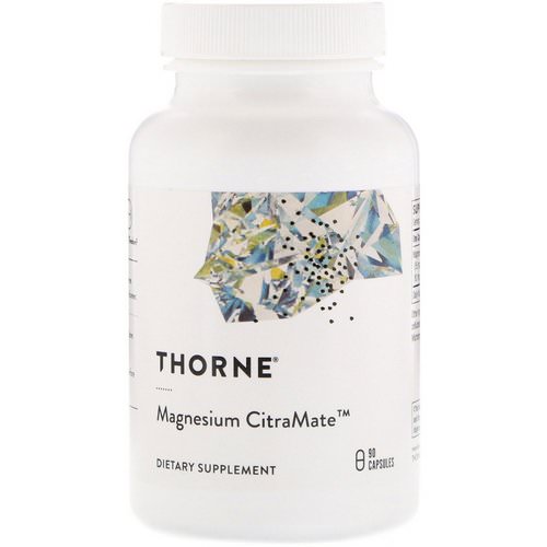 Thorne Research, Magnesium Citramate, 90 Capsules Review