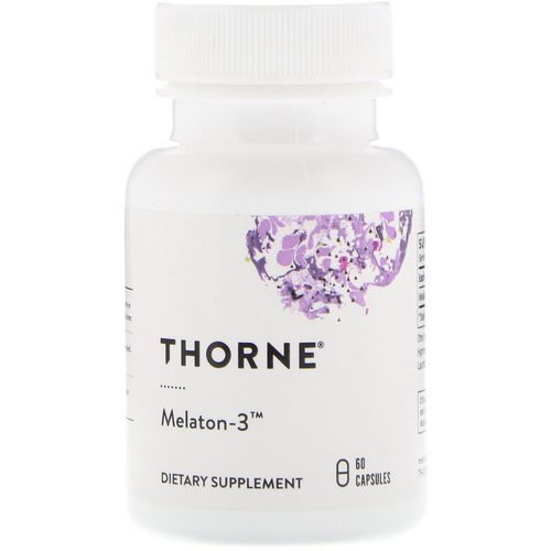 Thorne Research, Melaton-3, 60 Capsules Review
