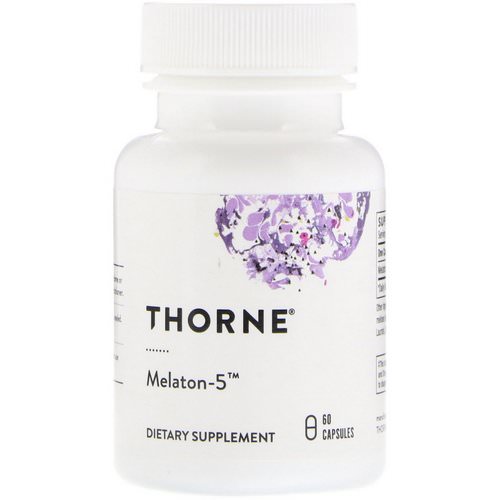 Thorne Research, Melaton-5, 60 Capsules Review
