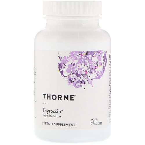 Thorne Research, Thyrocsin, Thyroid Cofactors, 120 Capsules Review