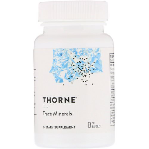 Thorne Research, Trace Minerals, 90 Capsules Review
