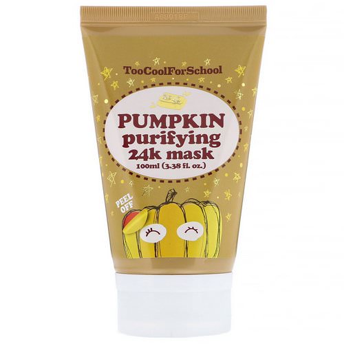 Too Cool for School, Pumpkin Purifying 24K Mask, 3.38 fl oz (100 ml) Review