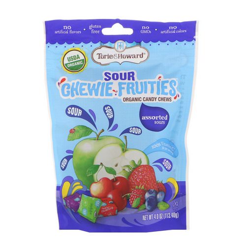 Torie & Howard, Organic, Sour Chewie Fruities, Assorted Sours, 4 oz (113.40 g) Review