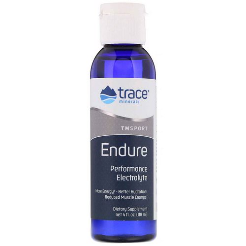 Trace Minerals Research, Endure, Performance Electrolyte, 4 fl oz (118 ml) Review