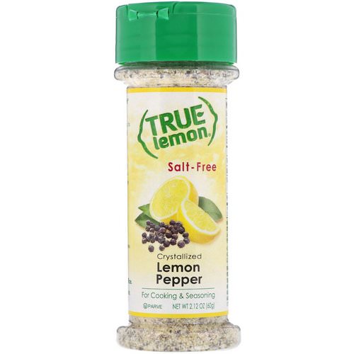 True Citrus, True Lemon, Crystallized Lemon Pepper, Salt-Free, 2.12 oz (60 g) Review