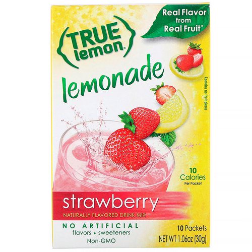 True Citrus, True Lemon, Strawberry Lemonade, 10 Packets, 1.06 oz (30 g) Review