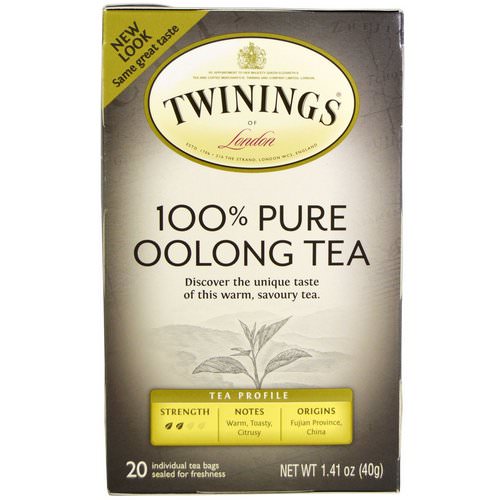 Twinings, 100% Pure Oolong Tea, 20 Tea Bags, 1.41 oz (40 g) Review