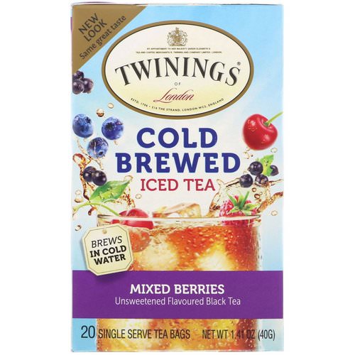Twinings, Cold Brewed Iced Tea, Mixed Berries, 20 Tea Bags, 1.41 oz (40 g) Review