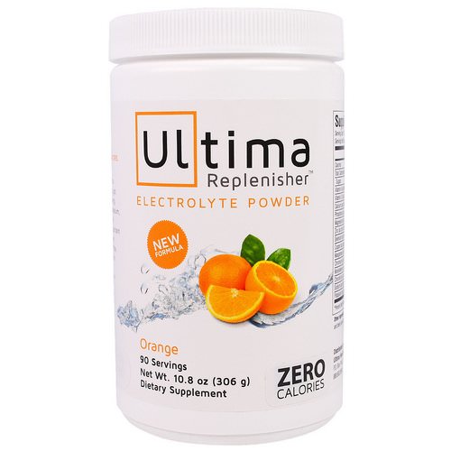Ultima Replenisher, Electrolyte Powder, Orange, 10.8 oz (306 g) Review