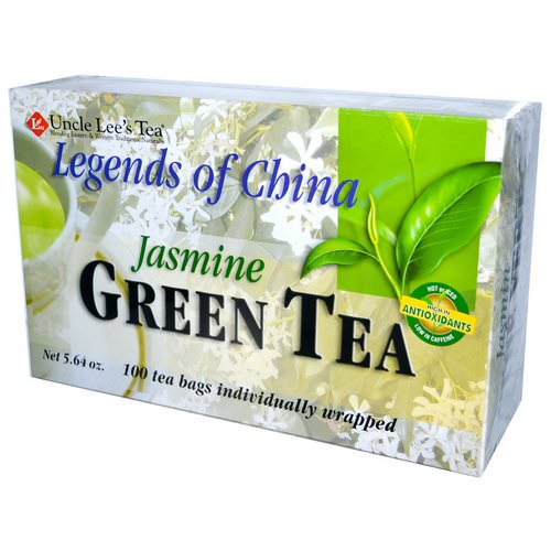 Uncle Lee's Tea, Legends of China, Green Tea, Jasmine, 100 Tea Bags, 5.64 oz (160 g) Review