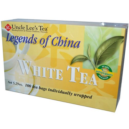 Uncle Lee's Tea, Legends of China, White Tea, 100 Tea Bags, 5.29 oz (150 g) Review