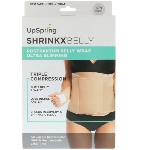 UpSpring, Shrinkx Belly, Postpartum Belly Wrap, Nude, Size S/M Review
