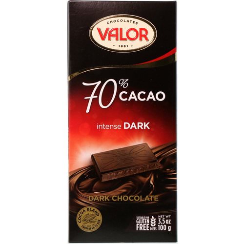 Valor, Intense Dark Chocolate, 70% Cacao, 3.5 oz (100 g) Review