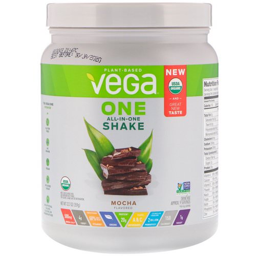 Vega, One, All-In-One Shake, Mocha, 12.7 oz (359 g) Review