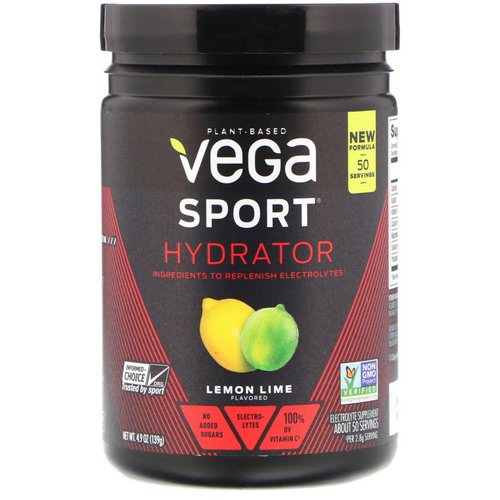 Vega, Sport, Hydrator, Lemon-Lime, 4.9 oz (139 g) Review