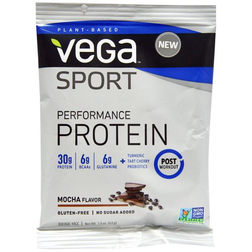 Vega, Sport Performance Protein, Mocha, 1.5 oz (43 g) Review