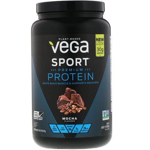 Vega, Sport Premium Protein, Mocha, 28.6 oz (812 g) Review