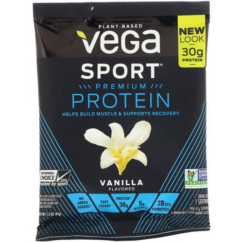 Vega, Sport Premium Protein, Vanilla, 1.5 oz (41 g) Review