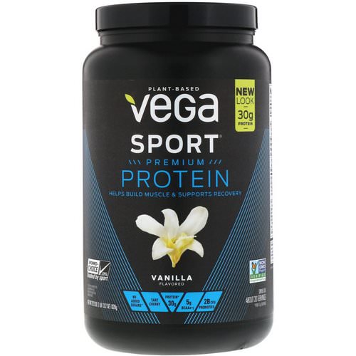 Vega, Sport, Premium Protein, Vanilla, 29.2 oz (828 g) Review