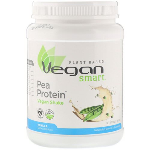 VeganSmart, Pea Protein Vegan Shake, Vanilla, 19 oz (540 g) Review