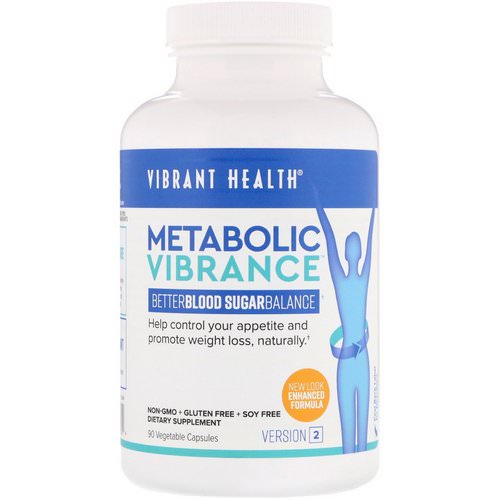 Vibrant Health, Metabolic Vibrance, Version 2, 90 Vegetable Capsules Review