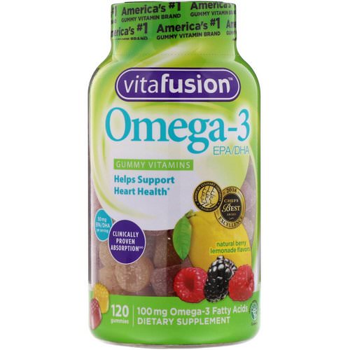 VitaFusion, Omega-3, EPA/DHA, 120 Gummies Review