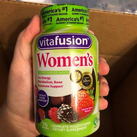 VitaFusion, Women's Gummy Vitamins, Natural Berry Flavors, 150 Gummies Review