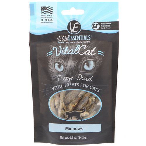 Vital Essentials, Vital Cat, Freeze-Dried Treats For Cats, Minnows, 0.5 oz (14.2 g) Review