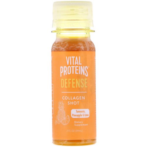 Vital Proteins, Collagen Shot, Defense, Turmeric, Pineapple & Lime, 2 fl oz (59 ml) Review