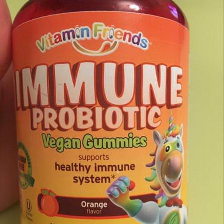 Immune Probiotic Vegan Gummies, Orange