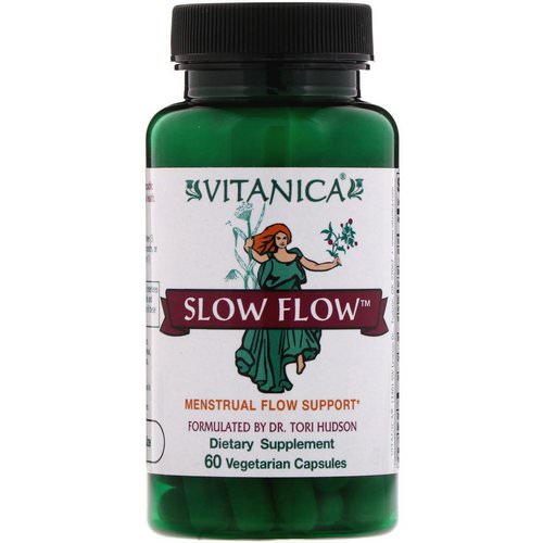 Vitanica, Slow Flow, Menstrual Flow Support, 60 Vegetarian Capsules Review