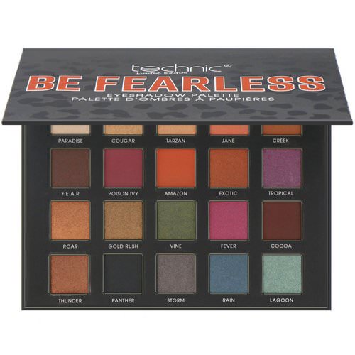 W7, Technic, Limited Edition, Be Fearless, Eye Shadow Palette, 0.56 oz (16 g) Review