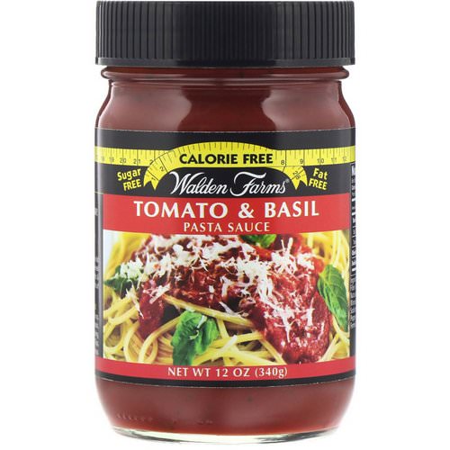 Walden Farms, Pasta Sauce, Tomato & Basil, 12 oz Review