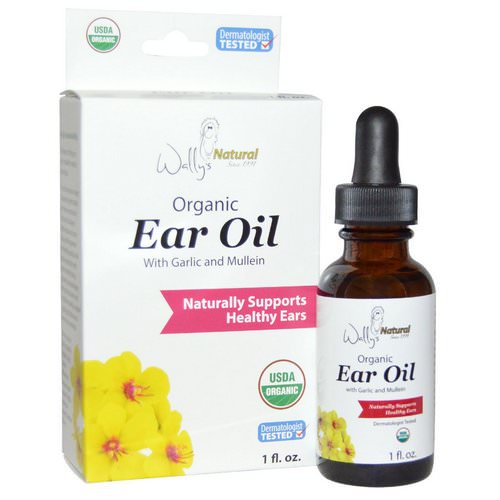 Wally's Natural, Organic Ear Oil with Garlic and Mullein, 1 fl oz Review