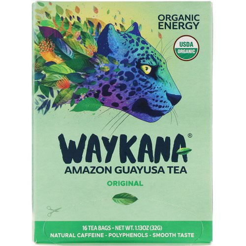 Waykana, Amazon Guayusa Tea, Original, 16 Tea Bags, 1.13 oz (32 g) Review