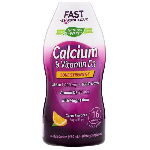 Wellesse Premium Liquid Supplements, Calcium & Vitamin D3, Sugar Free, Citrus Flavored, 16 fl oz (480 ml) Review