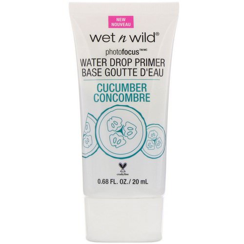 Wet n Wild, PhotoFocus, Water Drop Primer, Cucumber, 0.68 fl oz (20 ml) Review