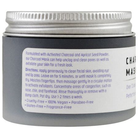 White Egret Personal Care, Acne, Blemish Masks, Charcoal or Activated Charcoal