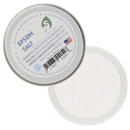White Egret Personal Care, Epsom Salt, 2 oz (57 g) Review